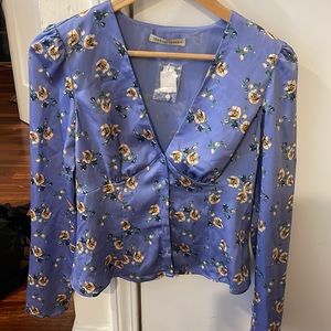 The East Order blue floral top! Tags attached!!